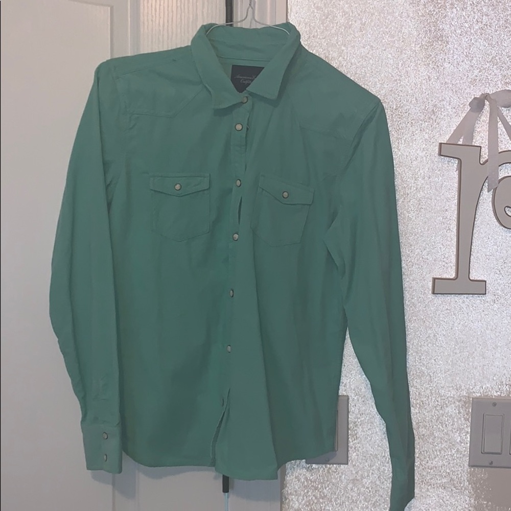 American Eagle Corduroy Button Down